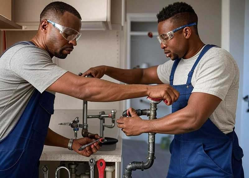 Plumbing services plumbing contractors geyser repairs blocked drains leaking pipes leaking taps blocked toilets Sandton Johannesburg Randburg Midrand Centurion Pretoria Couplingz plumbers